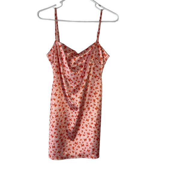 Urban Outfitters NWT Women's Size Medium Butterfly Slip Mini Dress - Picture 5 of 10
